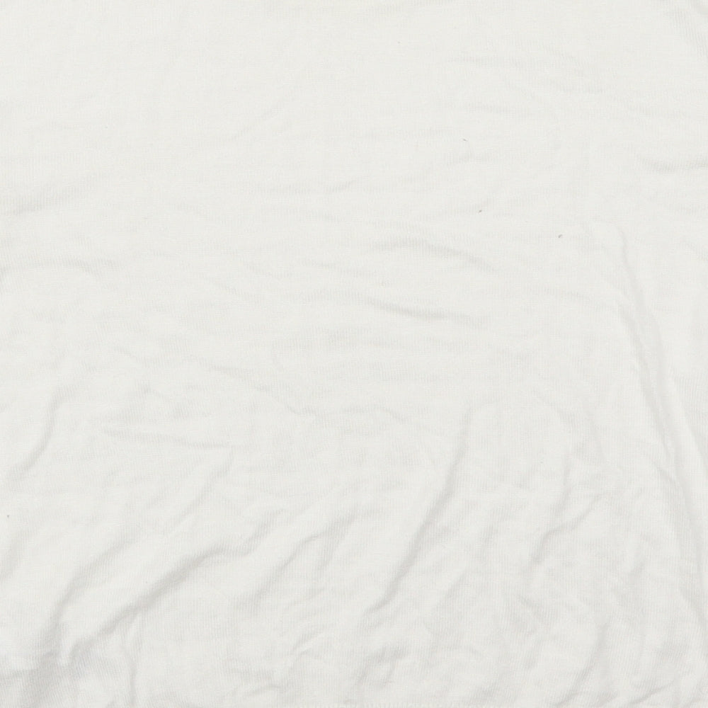F&F Womens White Striped  Pullover Jumper Size 12