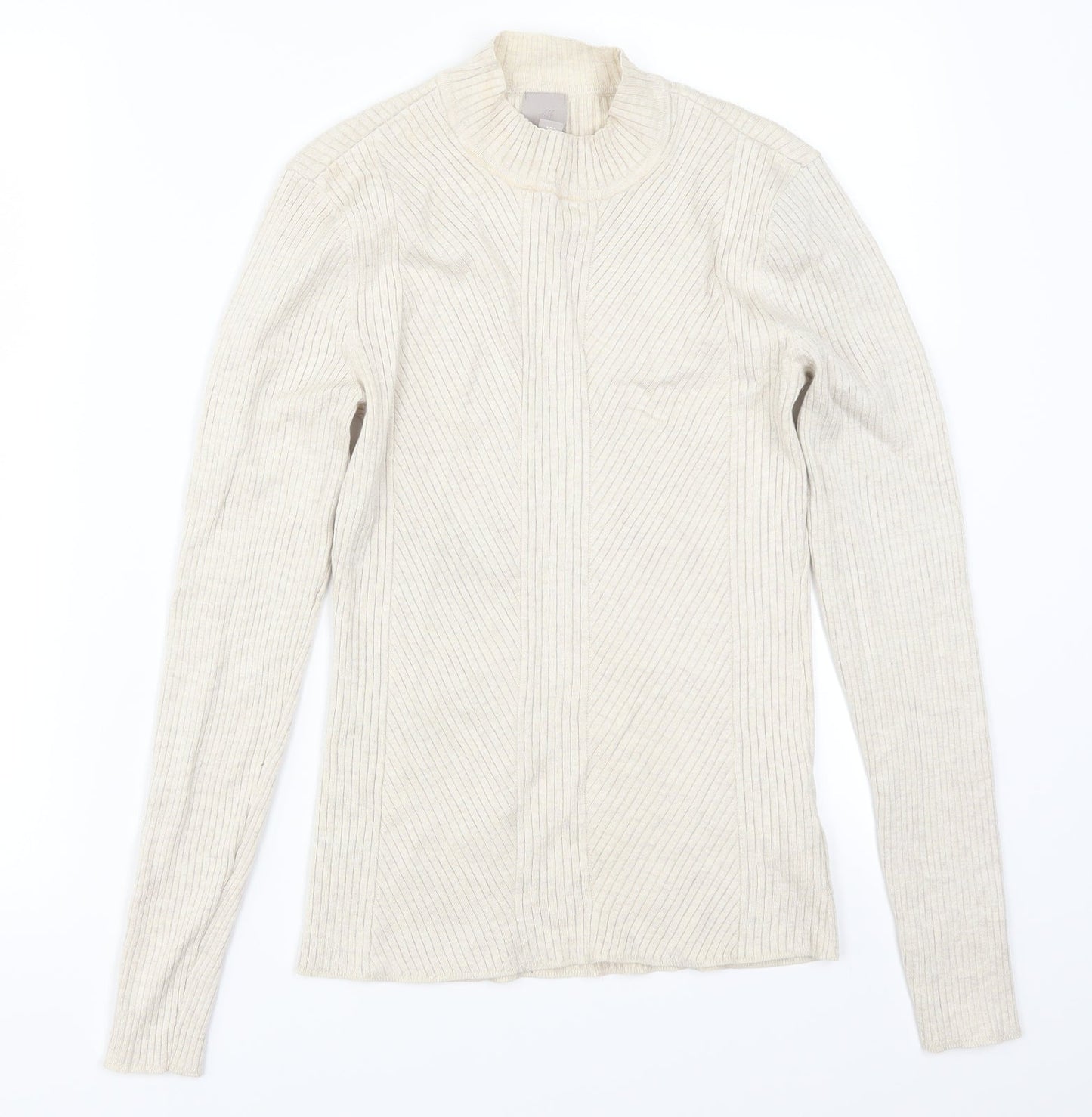 H&M Womens Beige   Pullover Jumper Size M