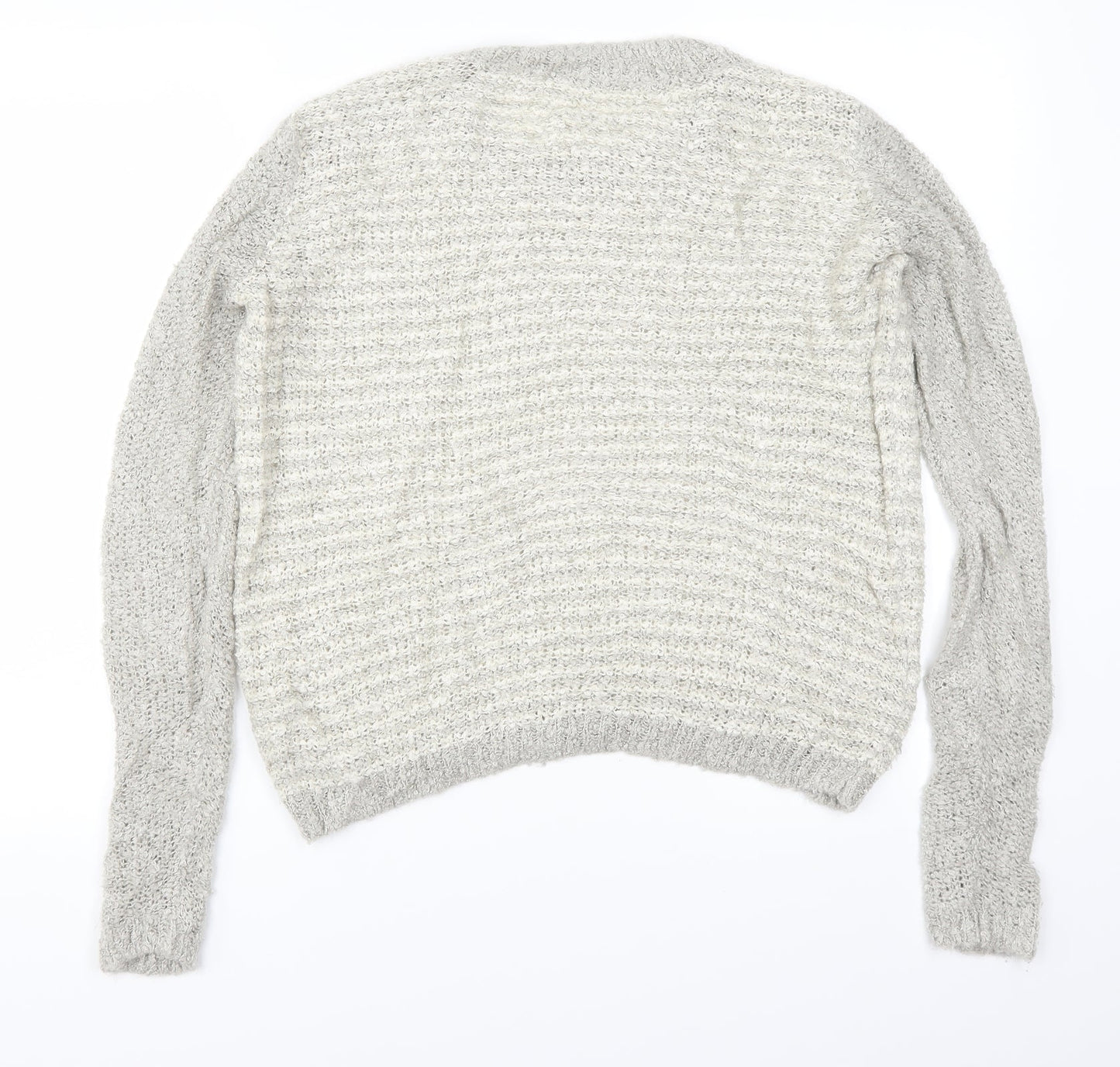 TU Womens Beige Striped  Pullover Jumper Size 12