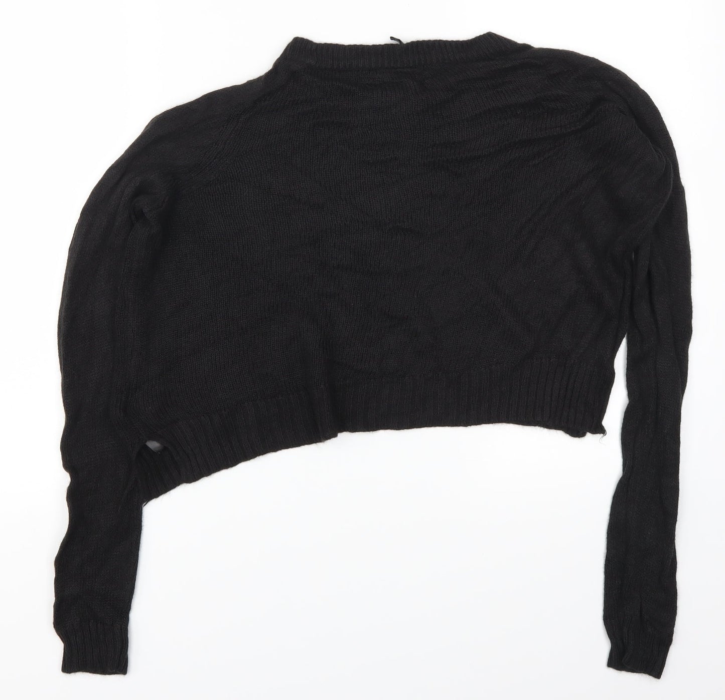 H&M Womens Black   Pullover Jumper Size S
