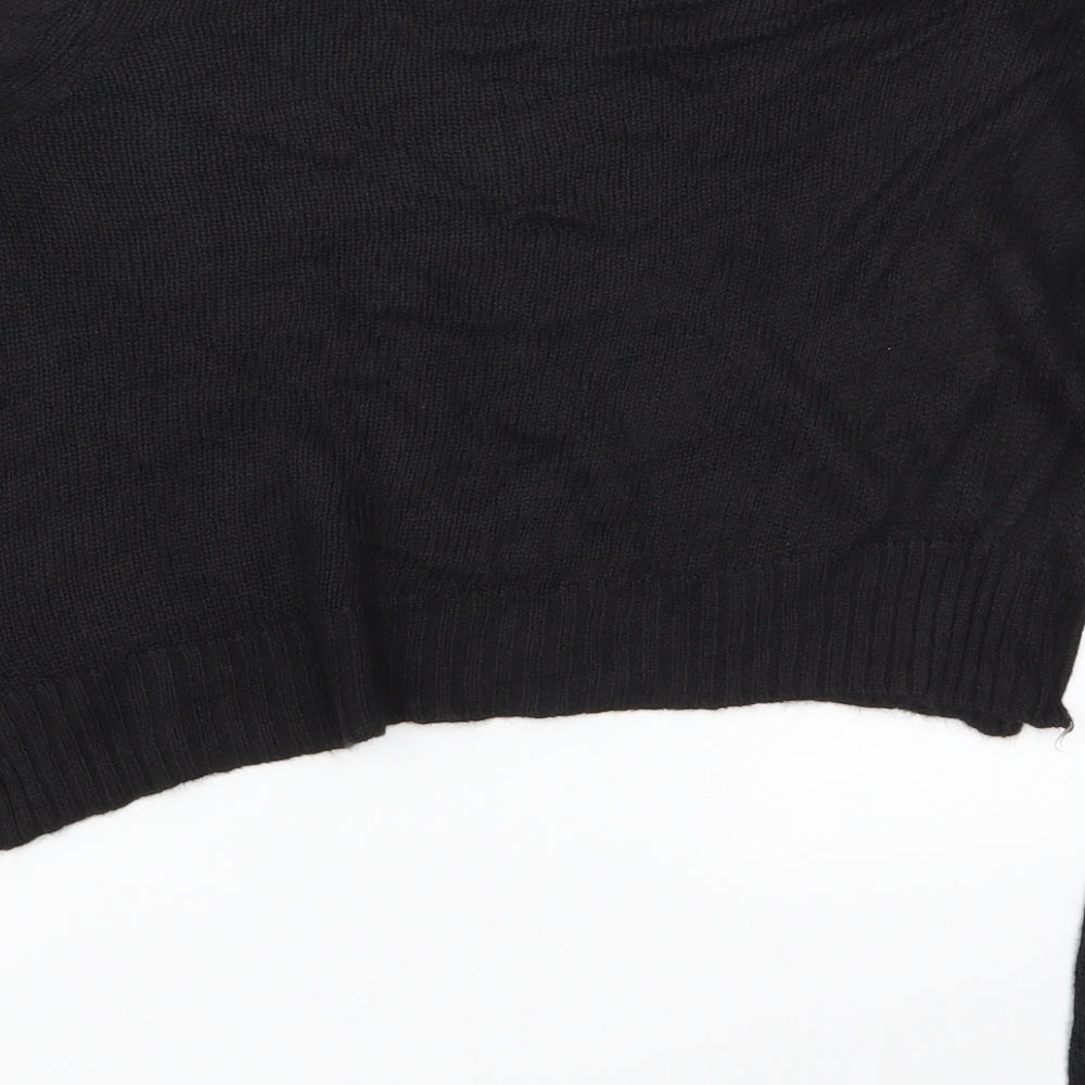 H&M Womens Black   Pullover Jumper Size S