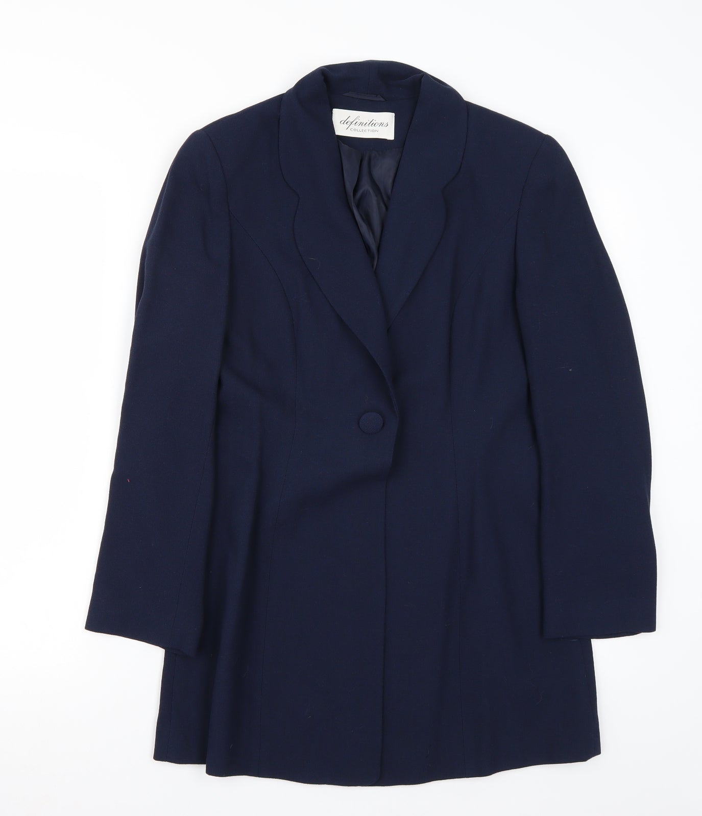 Definitions Womens Blue   Jacket Blazer Size 10