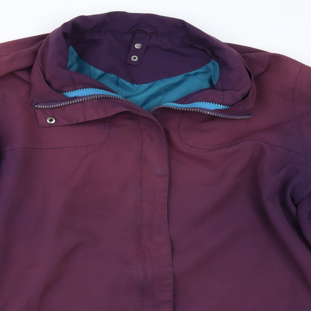 Preworn Womens Purple   Jacket Coat Size 14