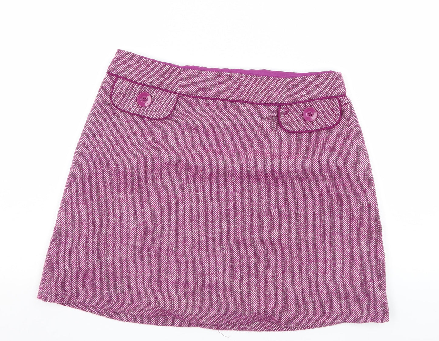 Preworn Womens Purple   A-Line Skirt Size 28 in