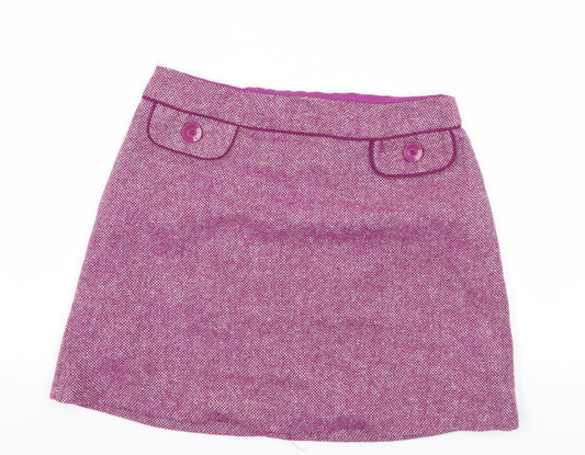Preworn Womens Purple   A-Line Skirt Size 28 in