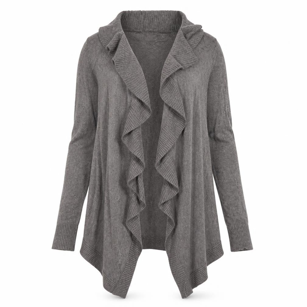 H&M Womens Grey  Knit Cardigan Jumper Size S
