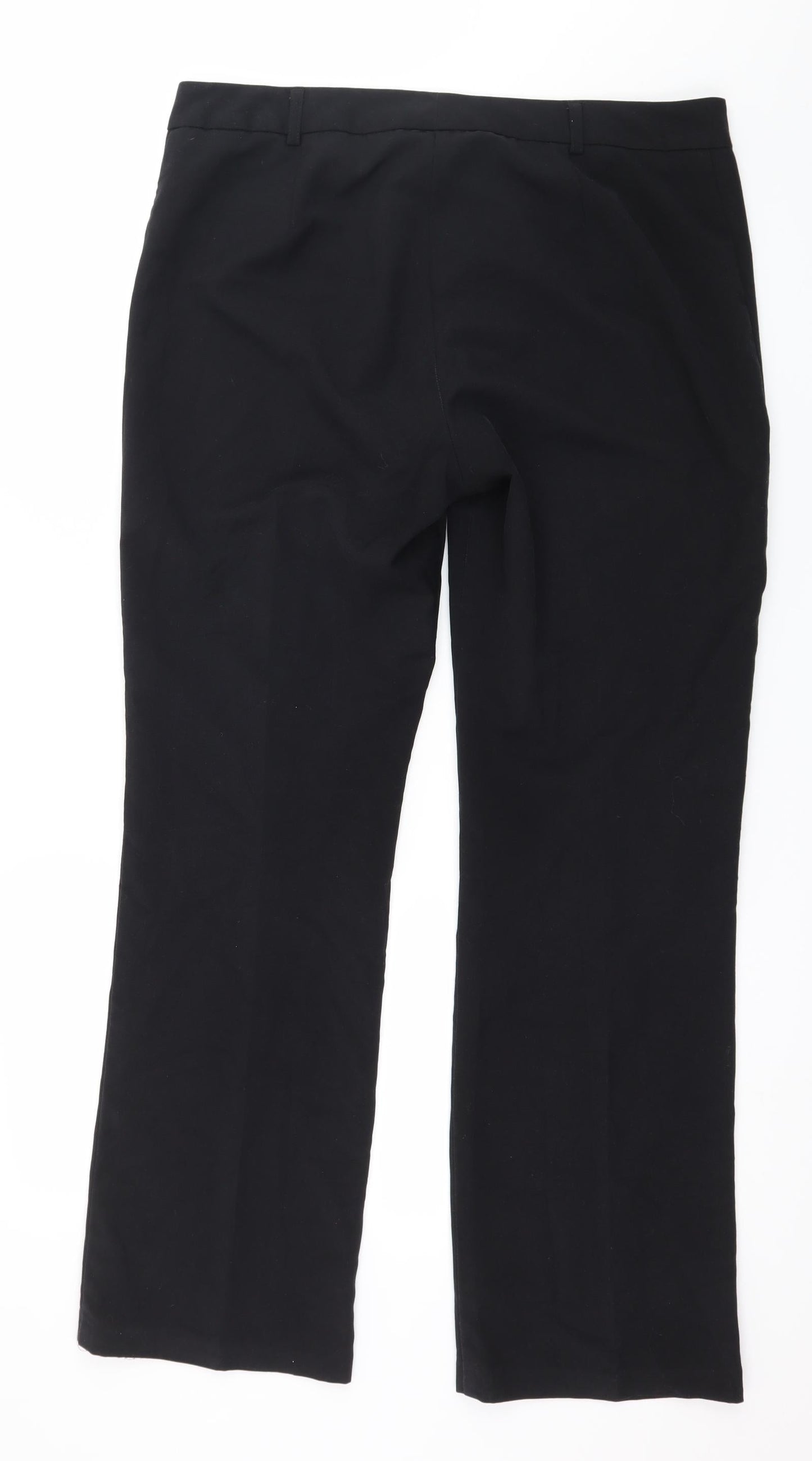 Marks and Spencer Womens Black   Trousers  Size 14 L20 in