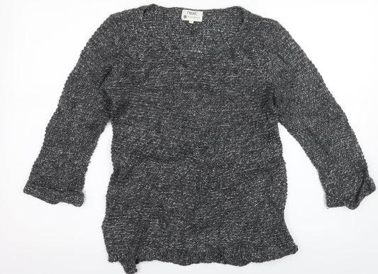 NEXT Womens Grey  Knit Pullover Jumper Size 8
