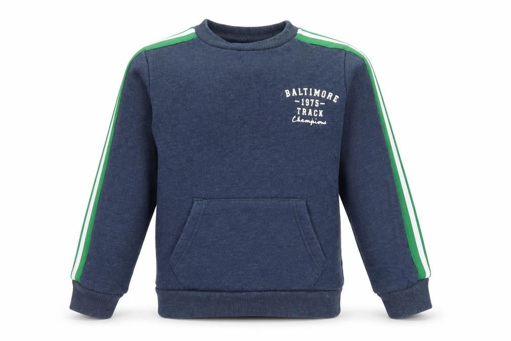 Very Boys Grey  Jersey Pullover Sweatshirt Size 9 Years  - Baltimore