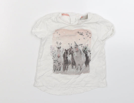 NEXT Baby White   Basic T-Shirt Size 9-12 Months