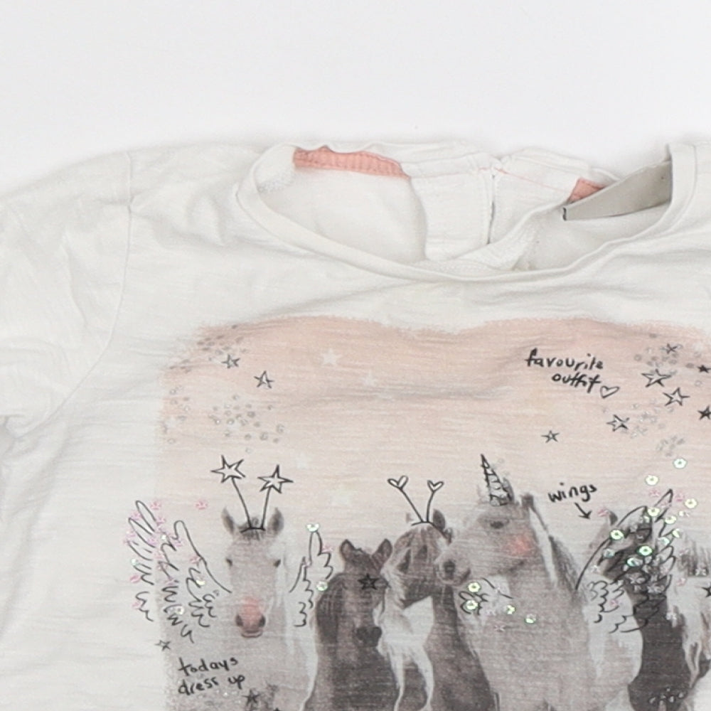 NEXT Baby White   Basic T-Shirt Size 9-12 Months