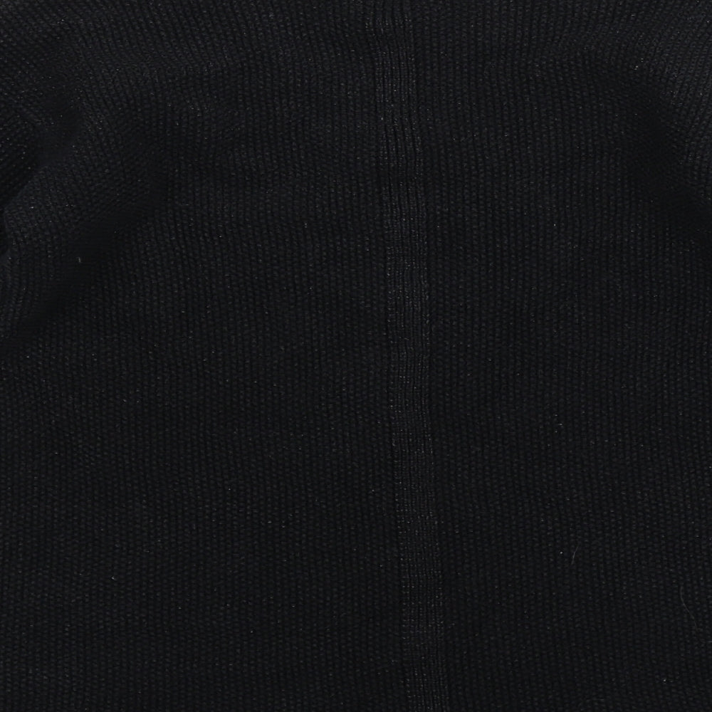 NEXT Womens Black  Knit Pullover Jumper Size 8