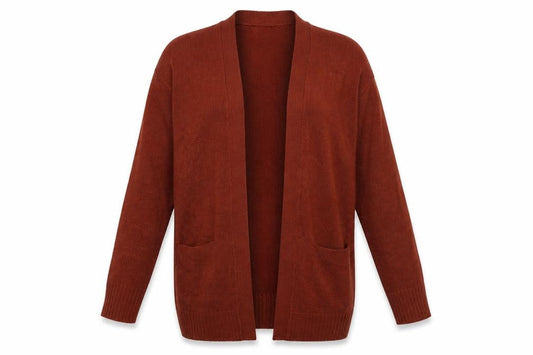 Divided Womens Brown  Knit Cardigan Jumper Size S