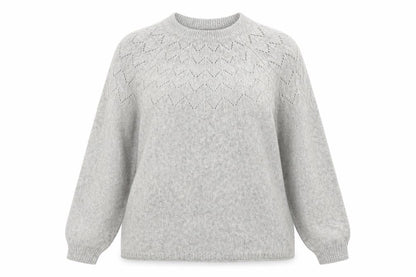 Tu Womens Grey  Knit Pullover Jumper Size 12