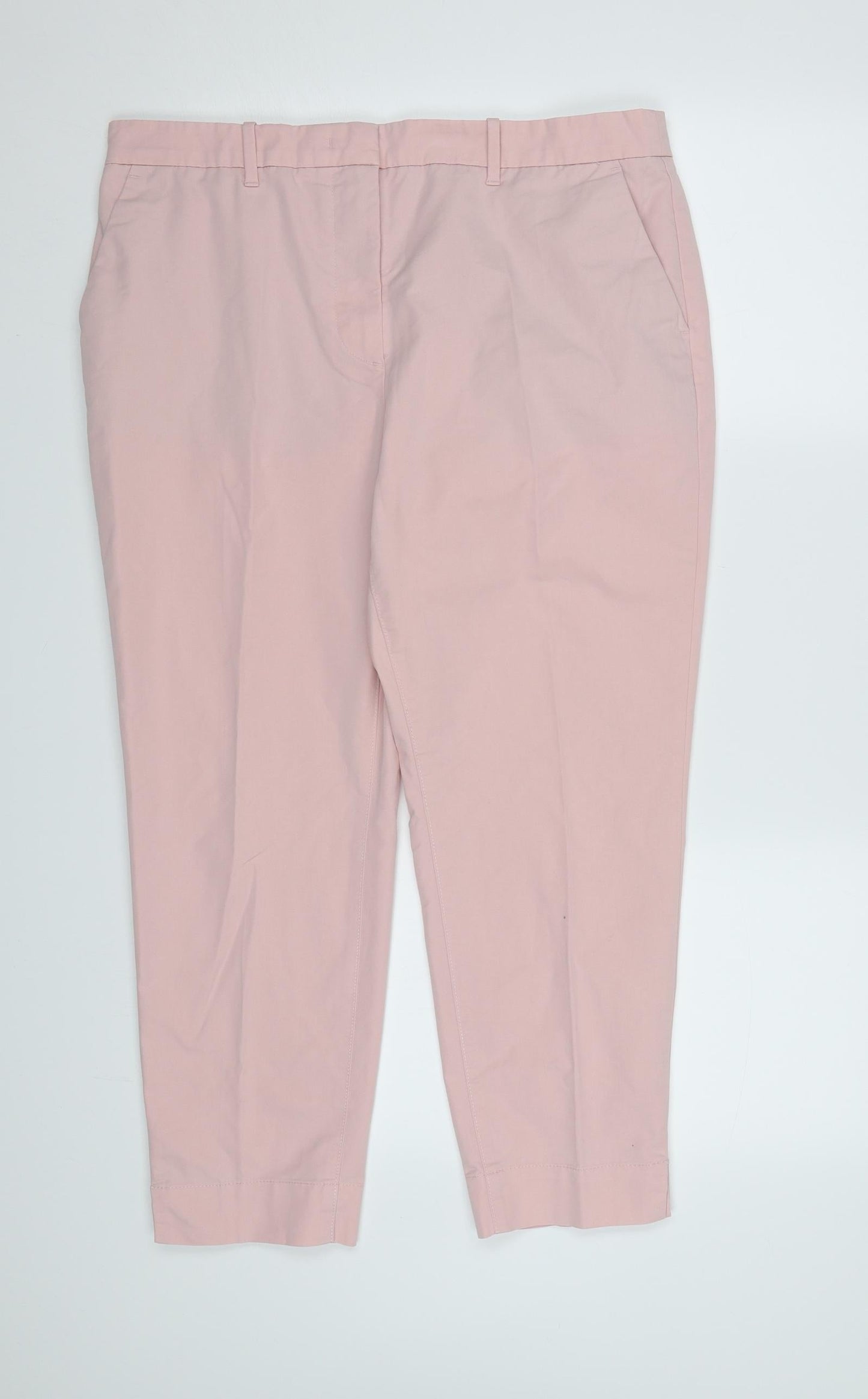 Marks and Spencer Womens Pink   Trousers  Size 14 L24 in