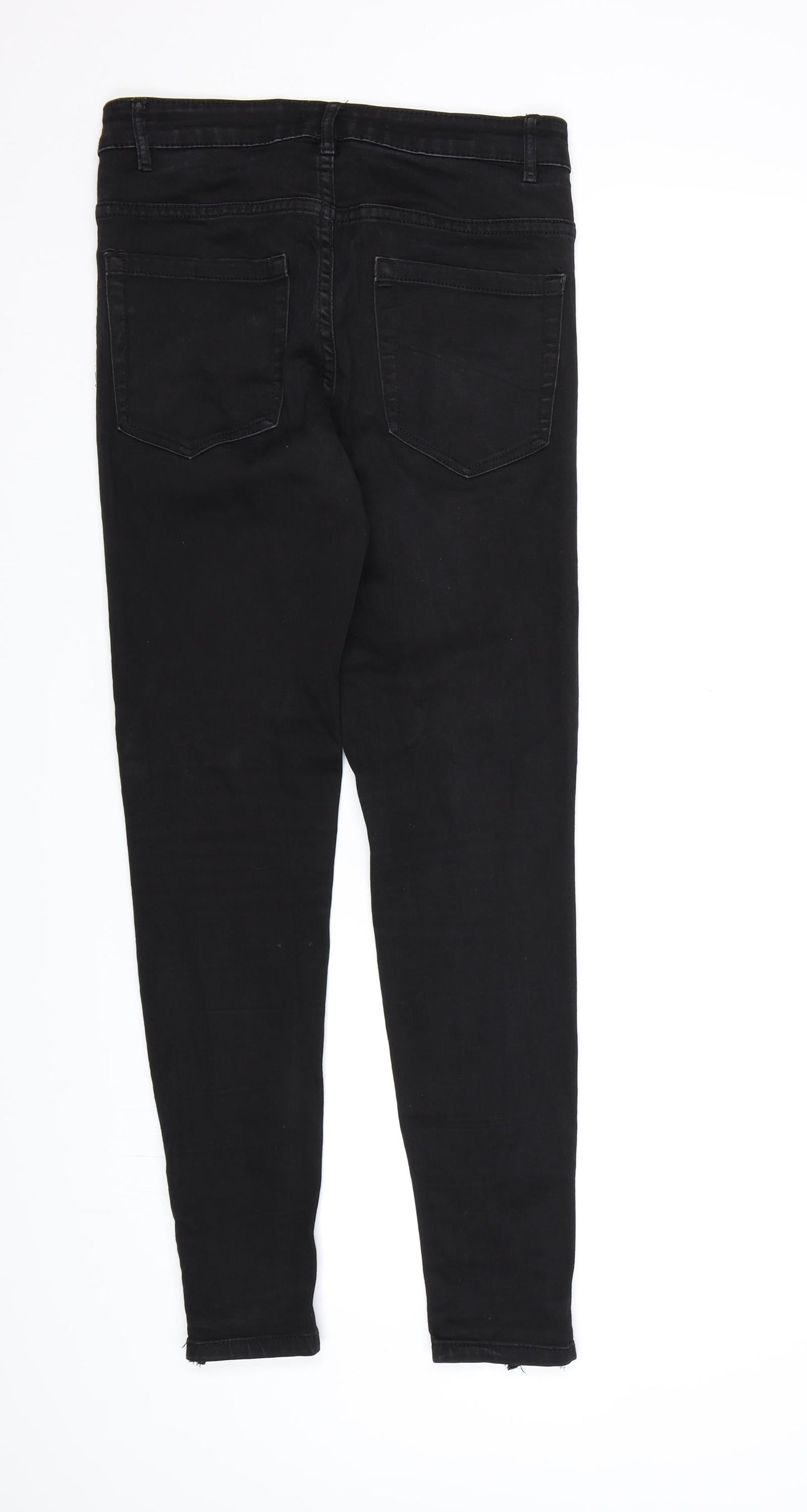 ESMARA Womens Black  Denim Skinny Jeans Size 10 L28 in