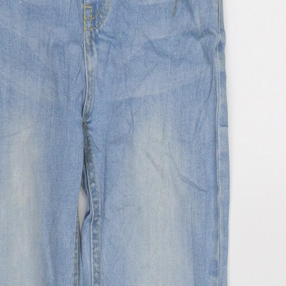 WOW Womens Blue  Denim Tapered Jeans Size 3XS L24 in
