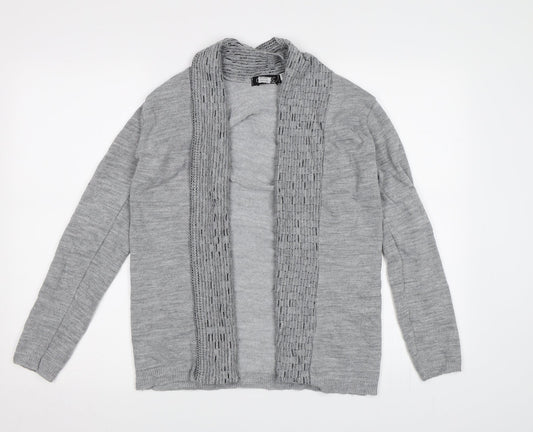Preworn Womens Grey  Knit Cardigan Jumper Size S