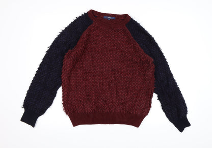Preloved NEXT Womens Brown  Knit Pullover Jumper Size 6 - Front