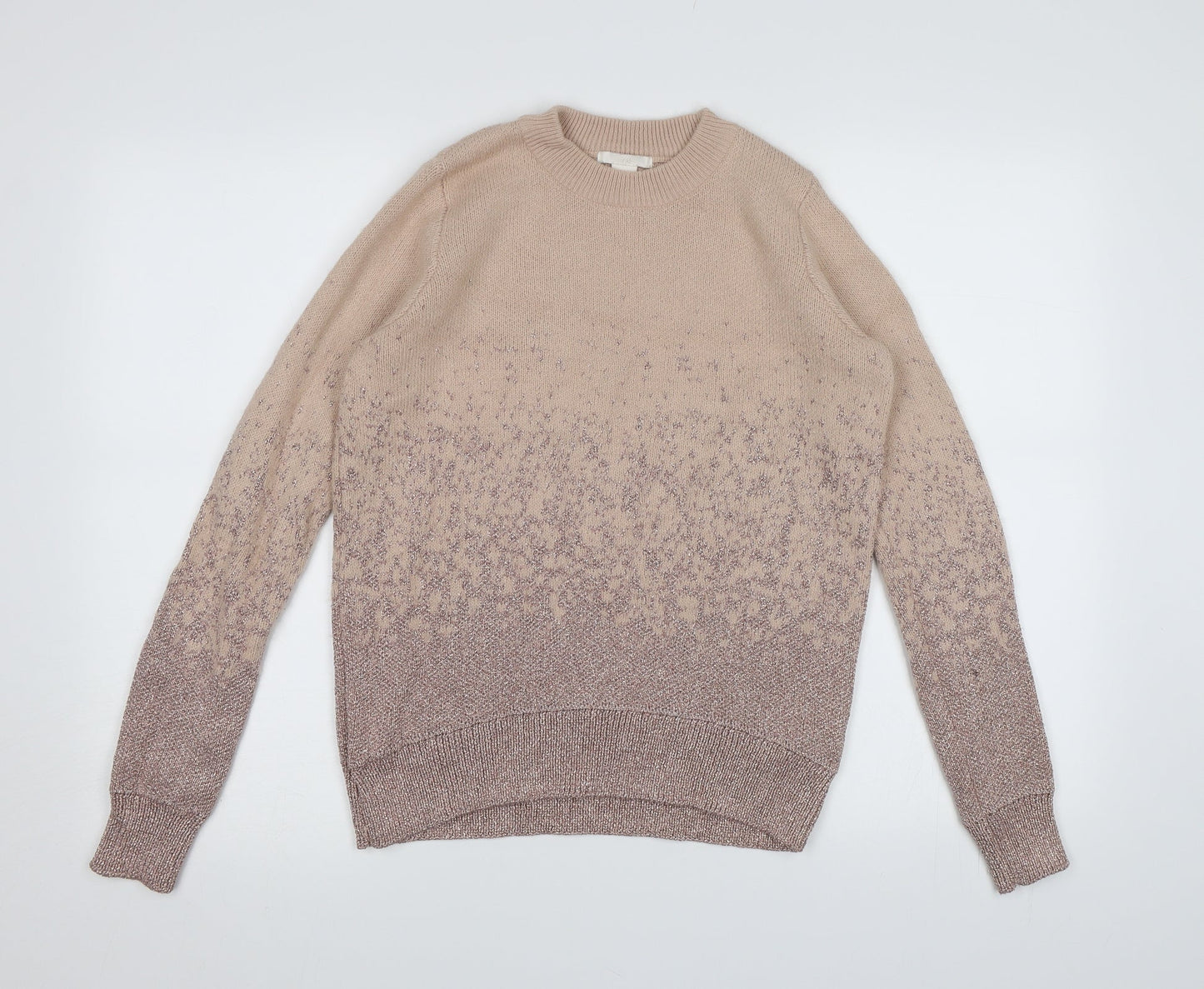 H&M Womens Pink  Knit Pullover Jumper Size S