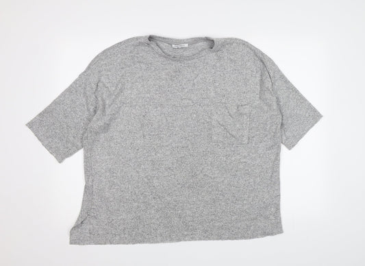 Zara Womens Grey  Knit  Jumper Size M
