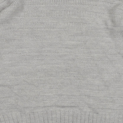 Next Womens Grey  Knit Pullover Jumper Size S