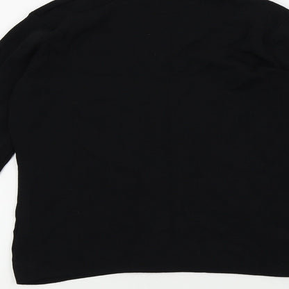 Debbie Morgan Womens Black   Pullover Jumper Size S