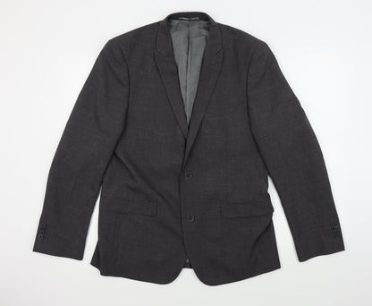 F&F Mens Grey   Jacket Suit Jacket Size 42
