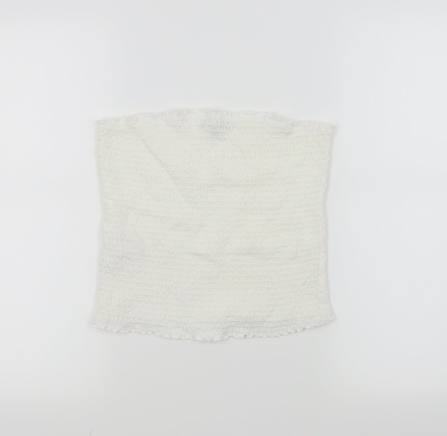 Papaya Womens White   Cropped Tank Size 14