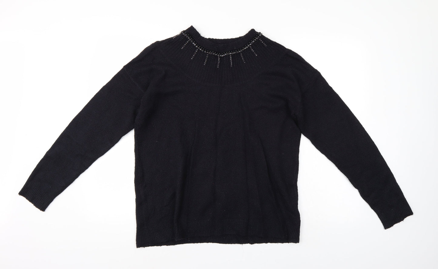 Dorothy Perkins Womens Black   Pullover Jumper Size 14