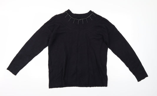 Dorothy Perkins Womens Black   Pullover Jumper Size 14
