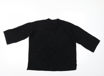 Tu Womens Black   Pullover Jumper Size 10
