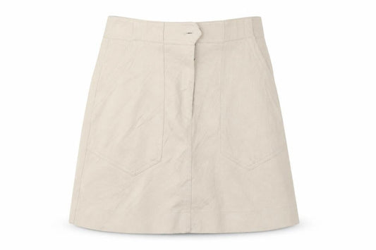 H&M Womens Ivory   A-Line Skirt Size M