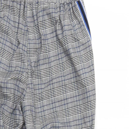 Primark Womens Multicoloured Check  Pedal Pusher Trousers Size 12 L25 in