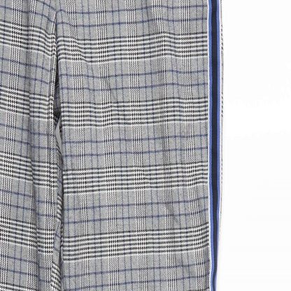 Primark Womens Multicoloured Check  Pedal Pusher Trousers Size 12 L25 in