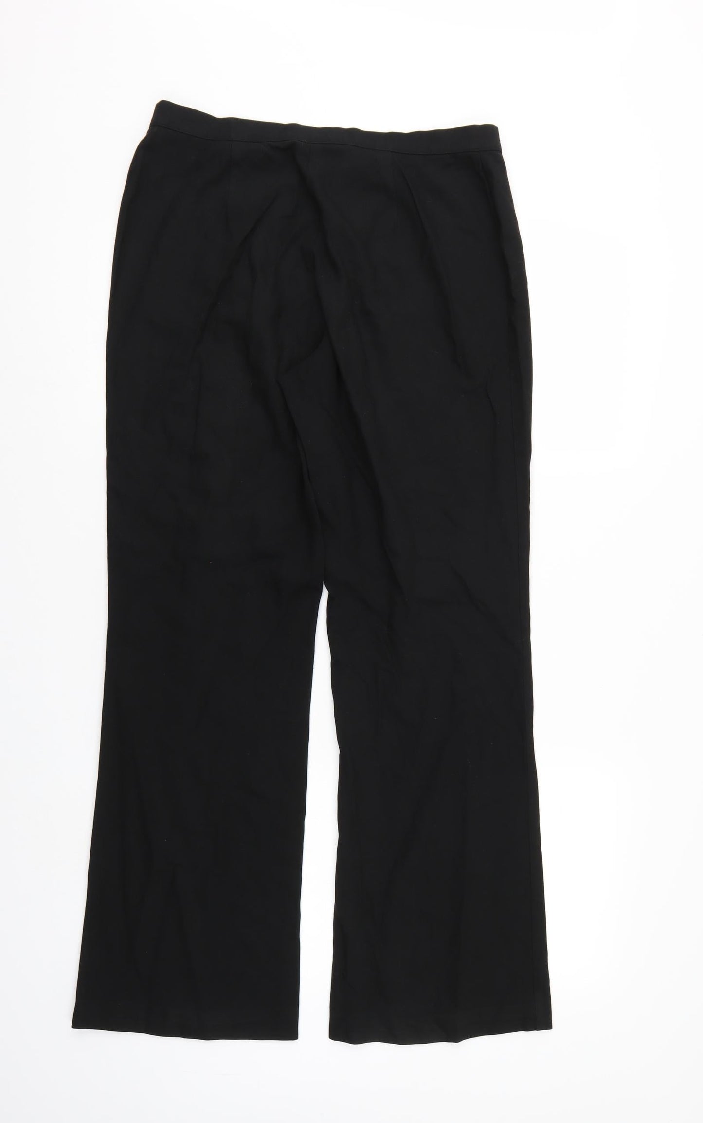 Marks & Spencer Womens Black   Trousers  Size 12 L28 in