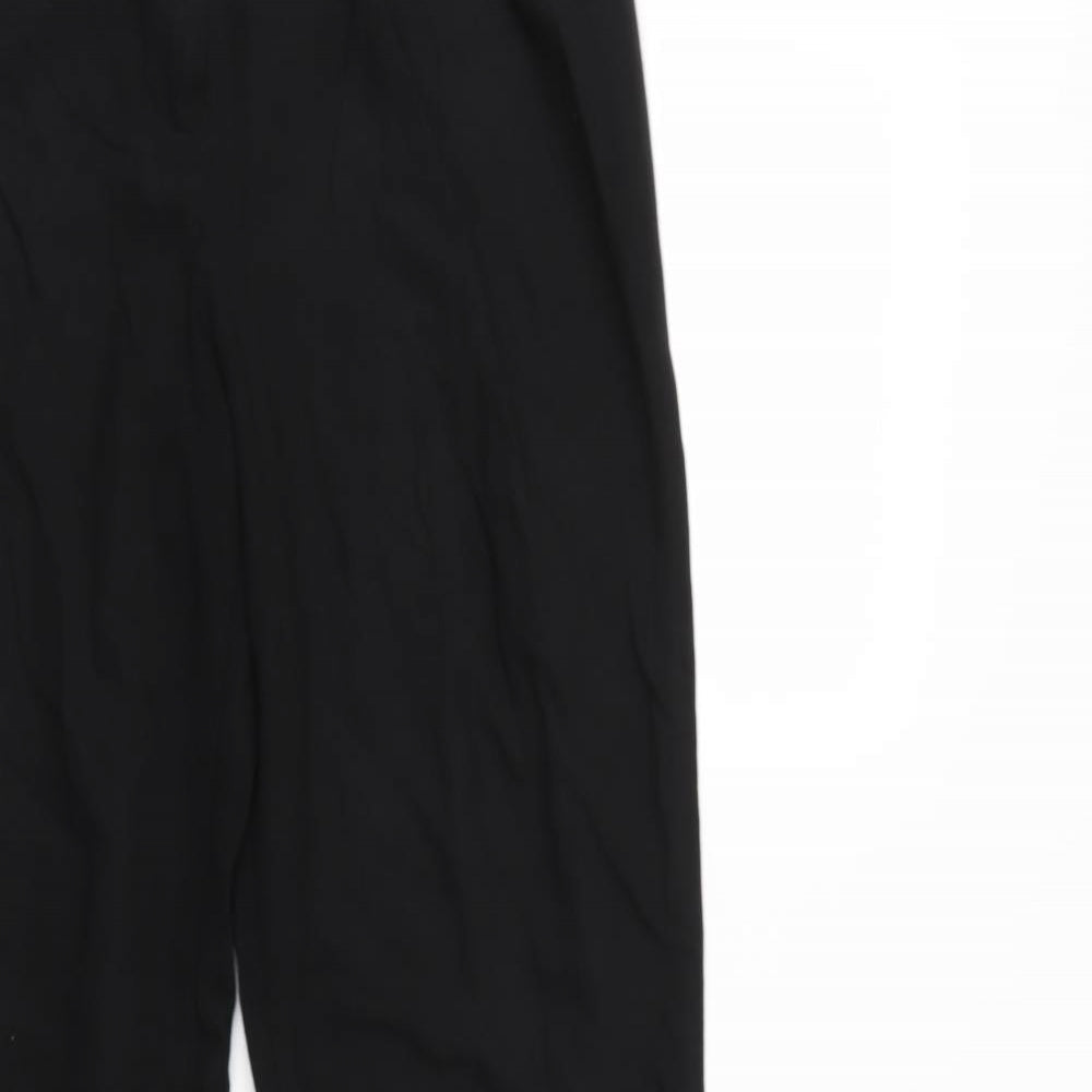 Marks & Spencer Womens Black   Trousers  Size 12 L28 in