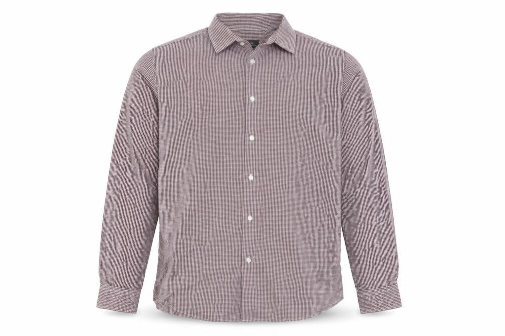 Primark Mens Red Check   Button-Up Size 16.5  - Gingham