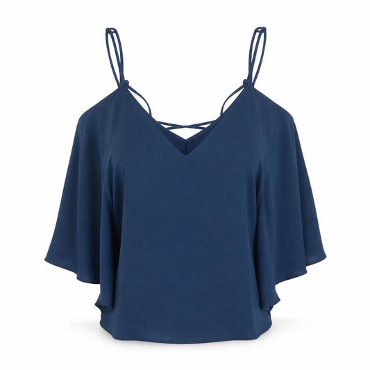 Topshop Womens Blue   Camisole Blouse Size 6