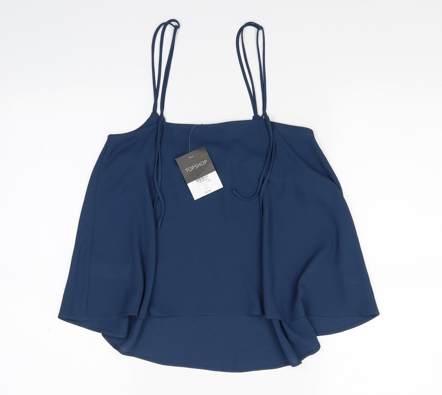 Topshop Womens Blue   Camisole Blouse Size 6