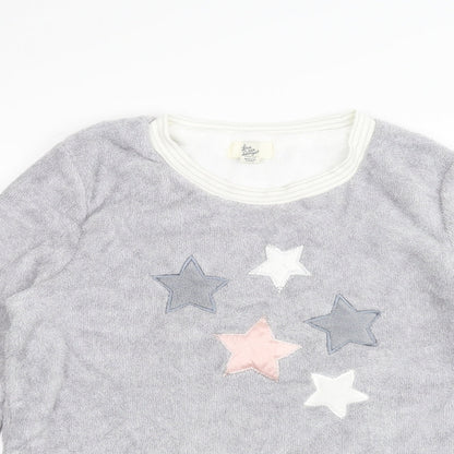 Love To Lounge Womens Grey   Pullover Jumper Size L