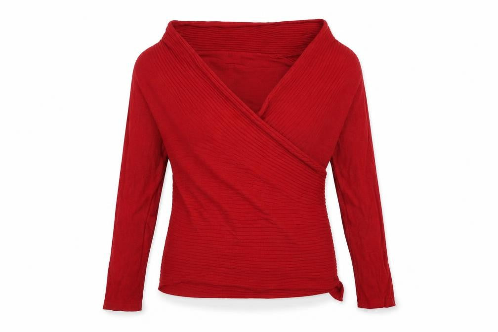 Fashion Essentials Womens Red   Cardigan Jumper Size 12