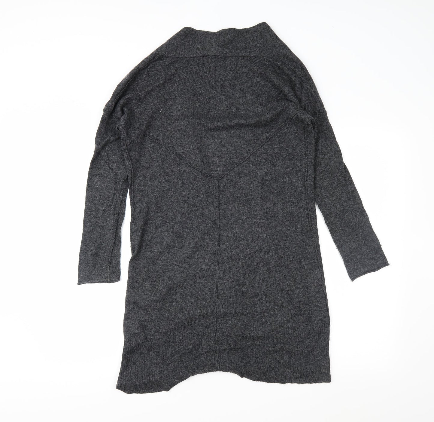Preworn Womens Grey   Wrap Jumper Size 10