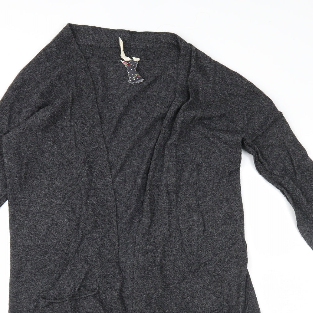 Preworn Womens Grey   Wrap Jumper Size 10