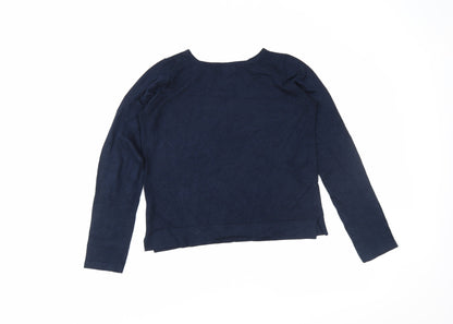 Broadway Womens Blue   Pullover Jumper Size S