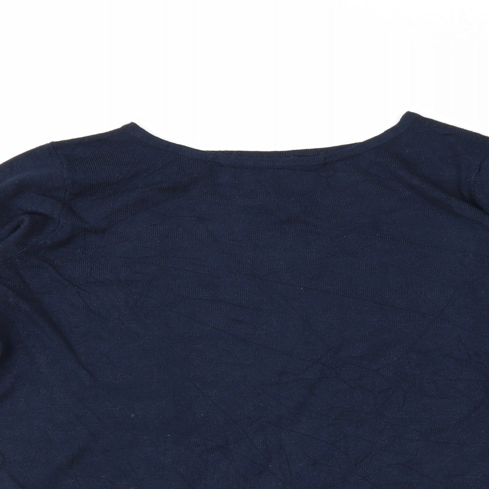 Broadway Womens Blue   Pullover Jumper Size S