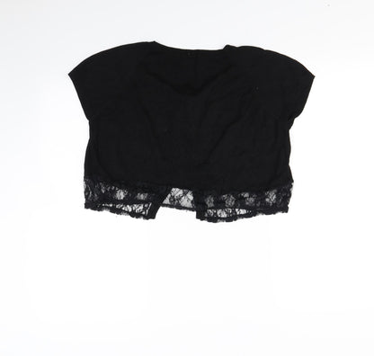 Be Beau Womens Black   Cardigan Jumper Size 16