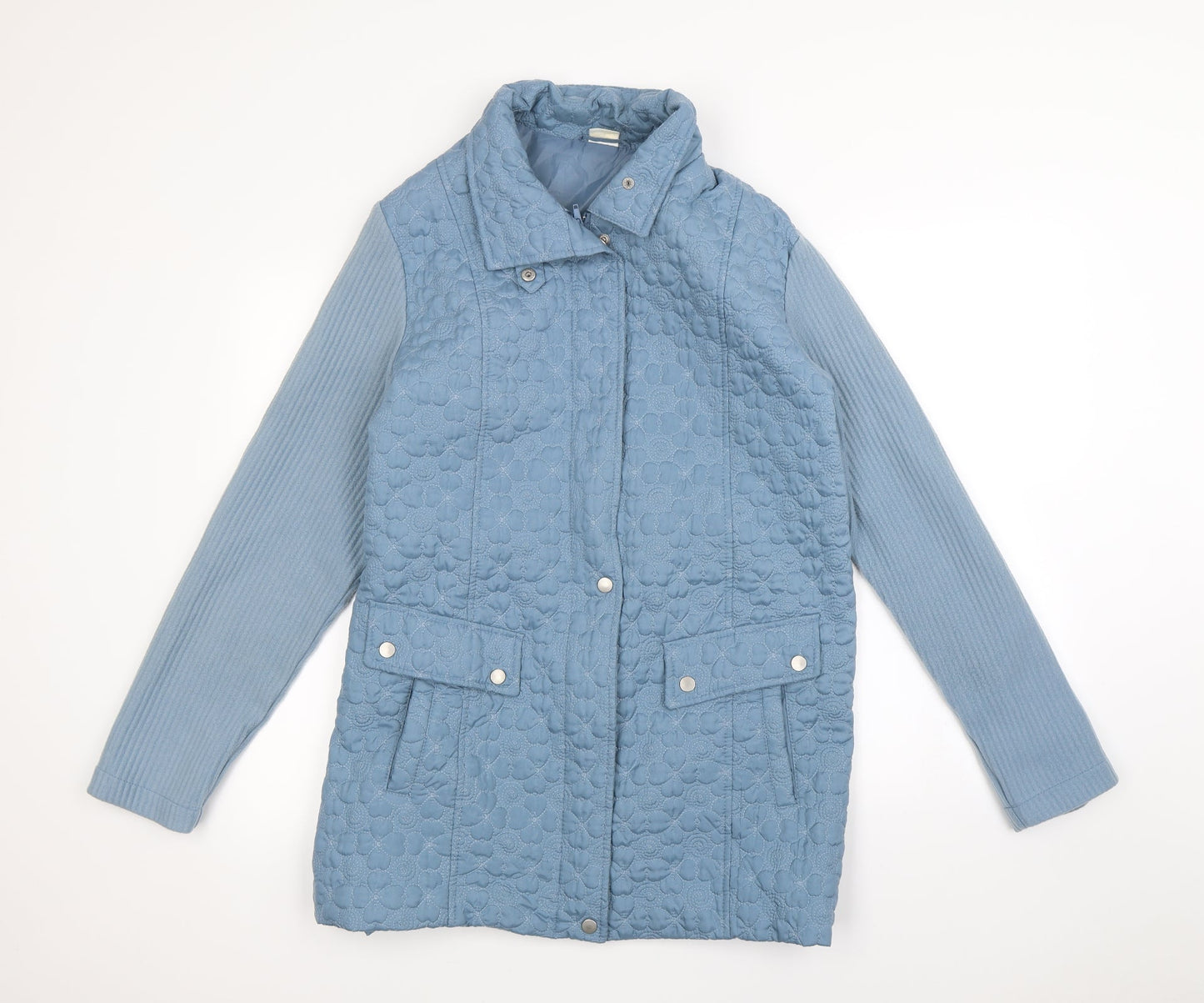 Gabriella Vicenza Womens Blue   Rain Coat Coat Size 14