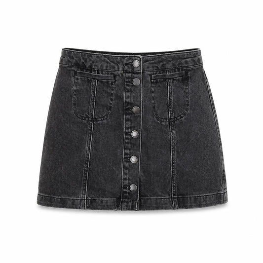 Topshop Womens Grey   Mini Skirt Size 6