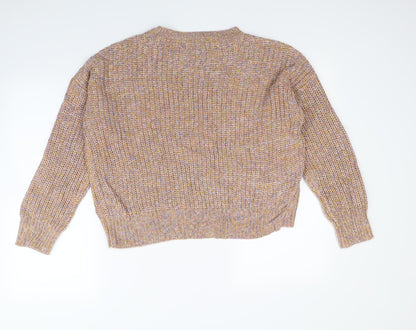 Tu Womens Multicoloured Herringbone  Pullover Jumper Size L